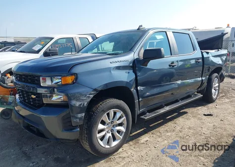 2019 Chevrolet Silverado 1500 Custom z USA, uszkodzony, nr VIN 1GCPYBEH0KZ366993